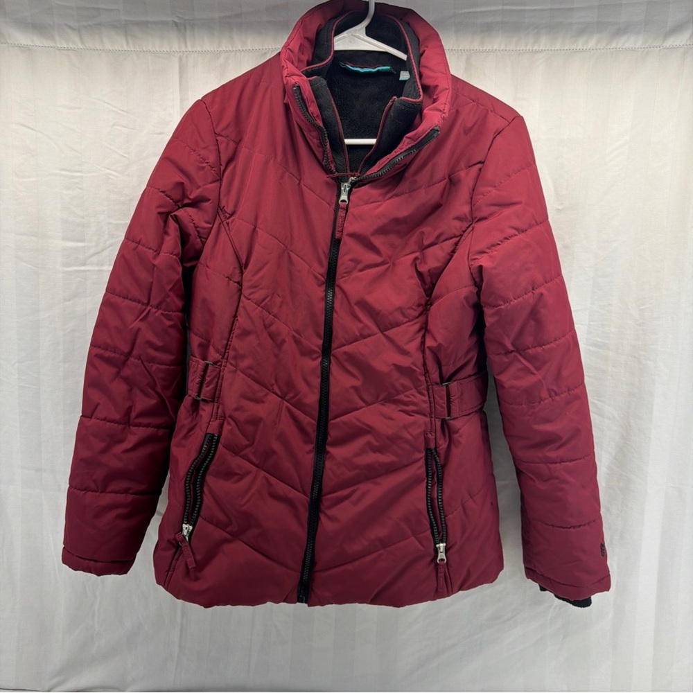 Free Country Women's Puffer Jacket‎ - Burgundy